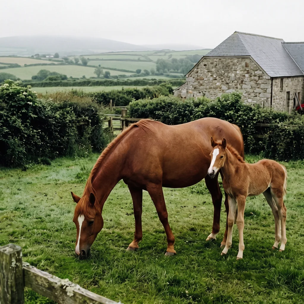 Élevage de chevaux au Equ'Idée Coaching, Saint-Pierre-d'Eyraud